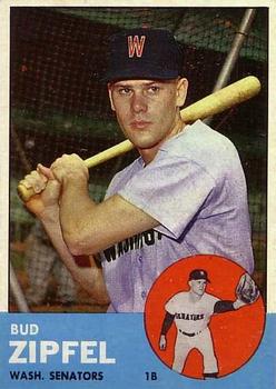 1963 Topps Baseball Cards      069      Bud Zipfel RC